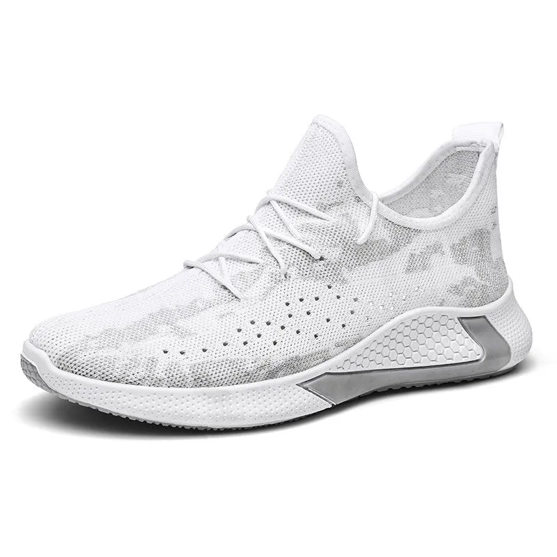 Fashionable breathable running shoes wear-resistant non-slip sneakers Zapatillas Hombre men's outdoor vulcanized casual shoes