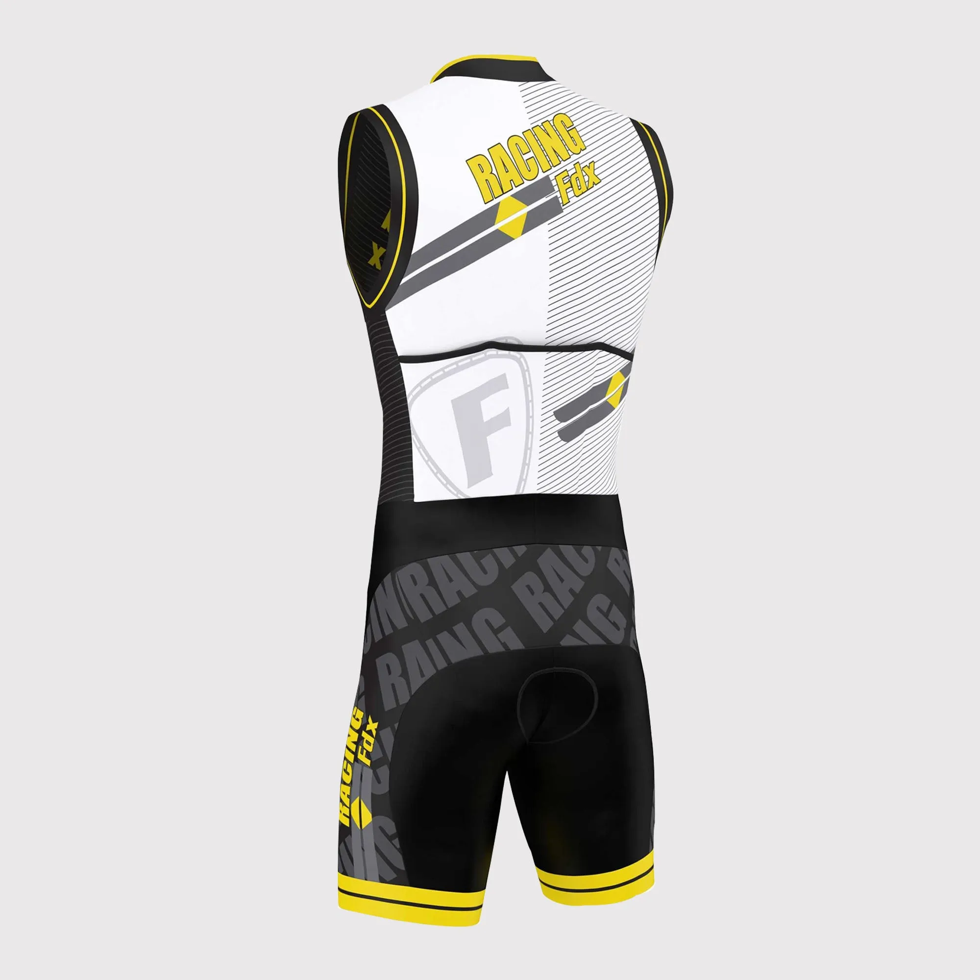 Fdx Core Yellow Men's & Boy's Sleeveless Padded Triathlon Suit
