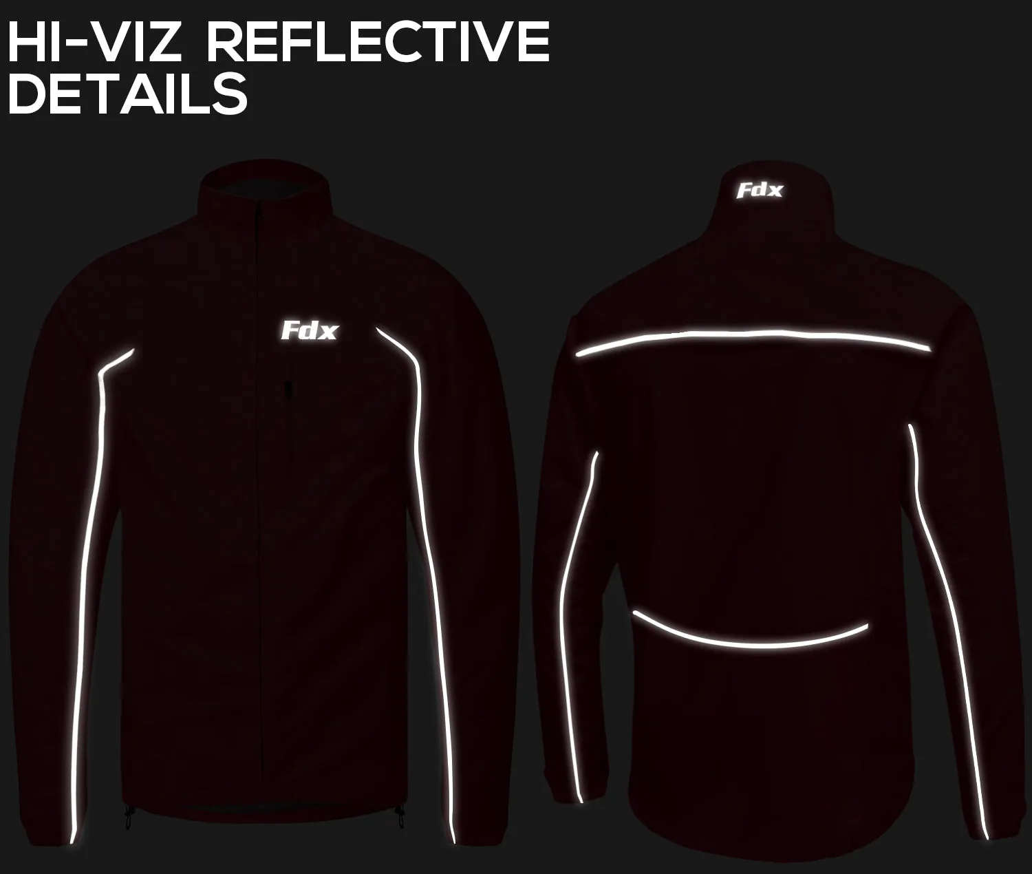 Fdx Defray Red Men's & Boy's Waterproof Cycling Jacket