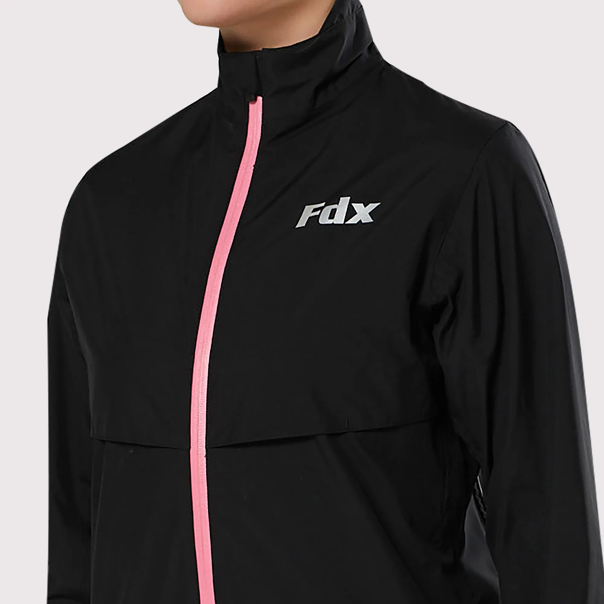 Fdx Evex Women's & Girl's Pink Waterproof Cycling Jacket
