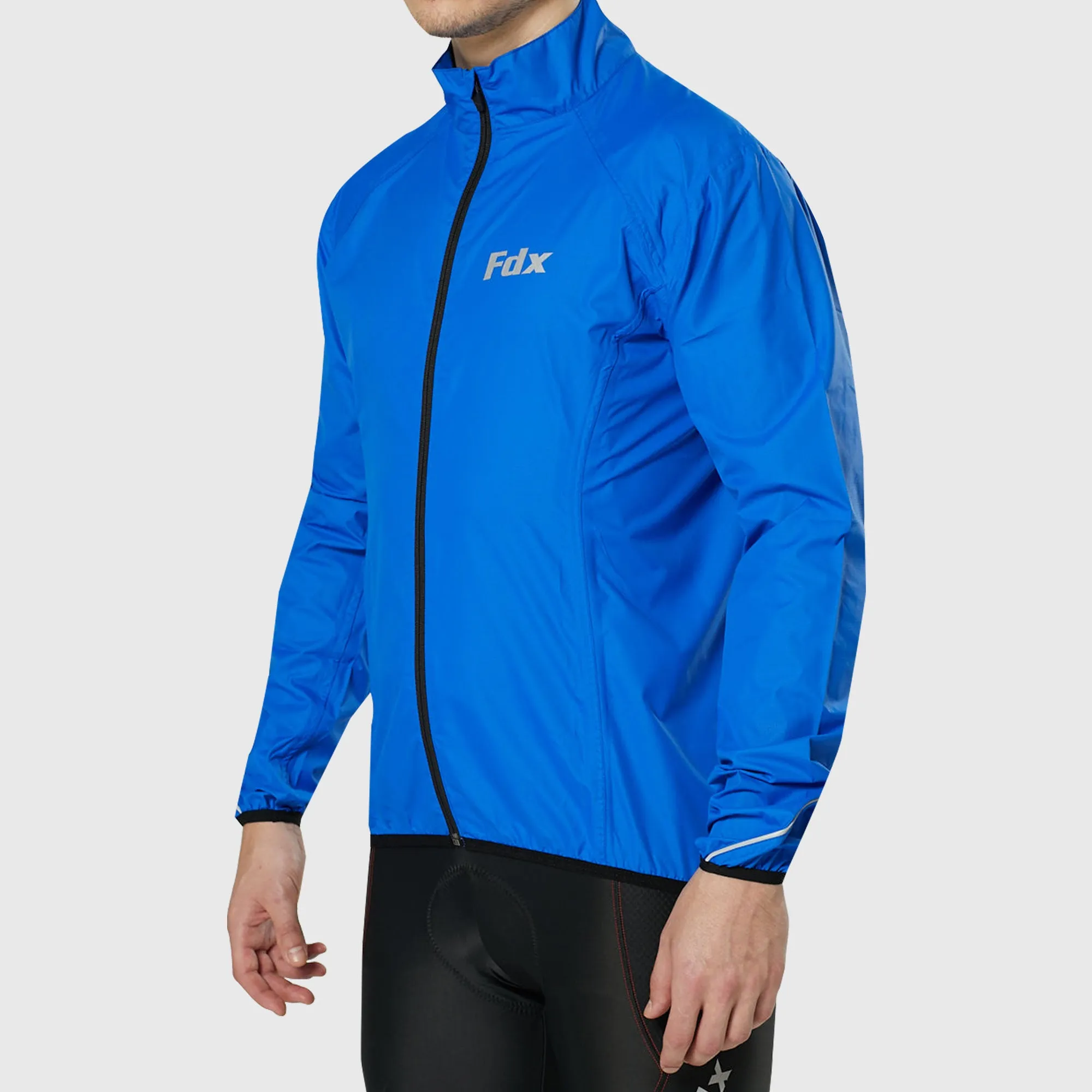 Fdx J20 Blue Windproof & Waterproof Men's & Boy's Cycling Jacket