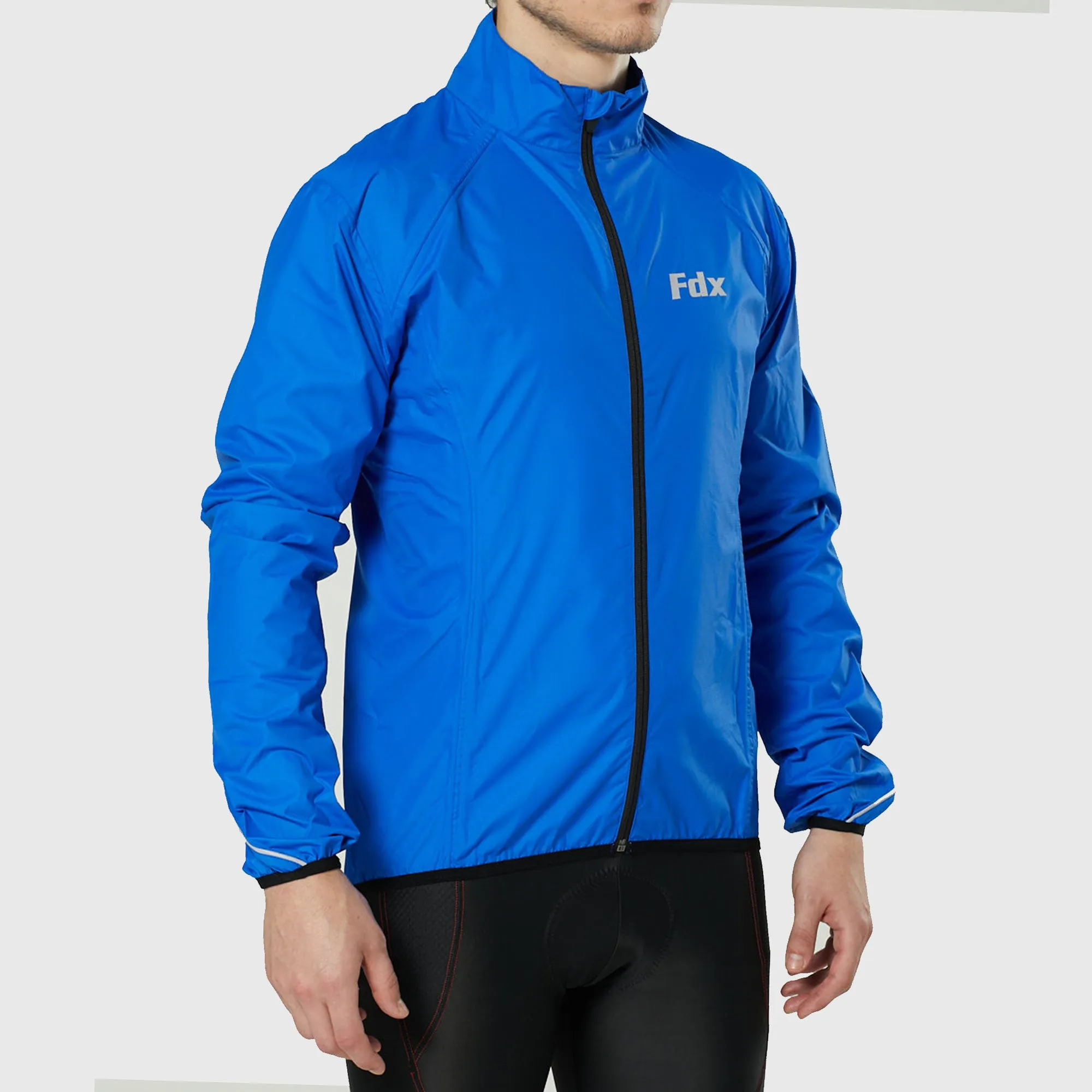 Fdx J20 Blue Windproof & Waterproof Men's & Boy's Cycling Jacket