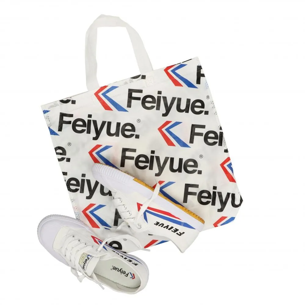 Feiyue Footwear Fe Lo 1920 Canvas Martial Arts/Gym/Lifing Shoes - White / Blue / Red