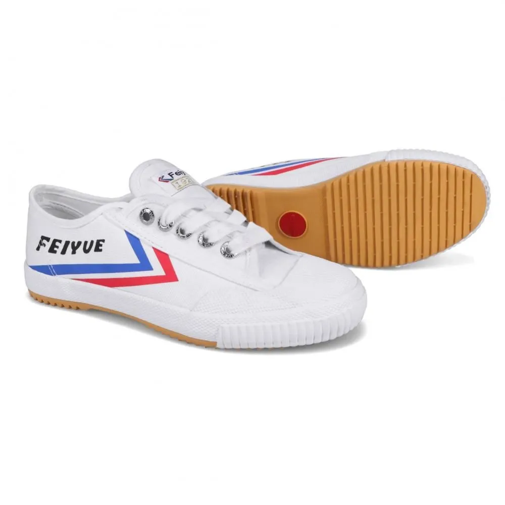 Feiyue Footwear Fe Lo 1920 Canvas Martial Arts/Gym/Lifing Shoes - White / Blue / Red