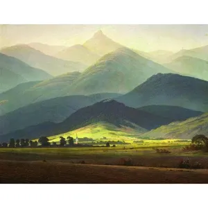Foggy Mountain - Canvastly DIY Paint By Numbers