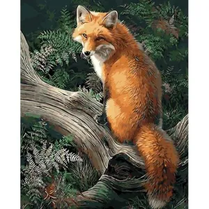 Fox - Canvastly DIY Paint By Numbers