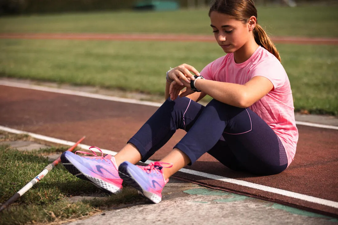 Girl's KIPRUN CARE 900 Seamless Running T-shirt - pink