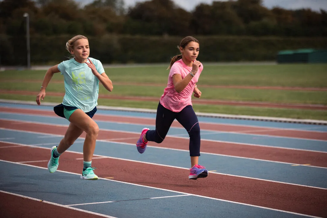 Girl's KIPRUN CARE 900 Seamless Running T-shirt - pink