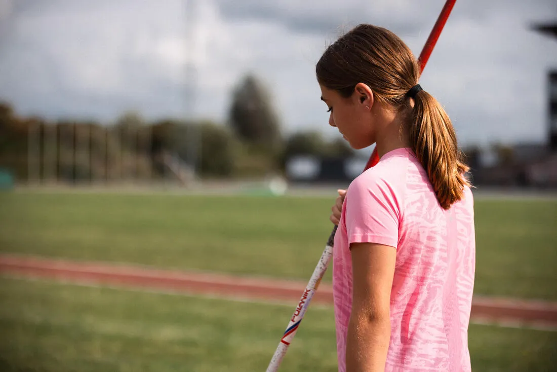 Girl's KIPRUN CARE 900 Seamless Running T-shirt - pink