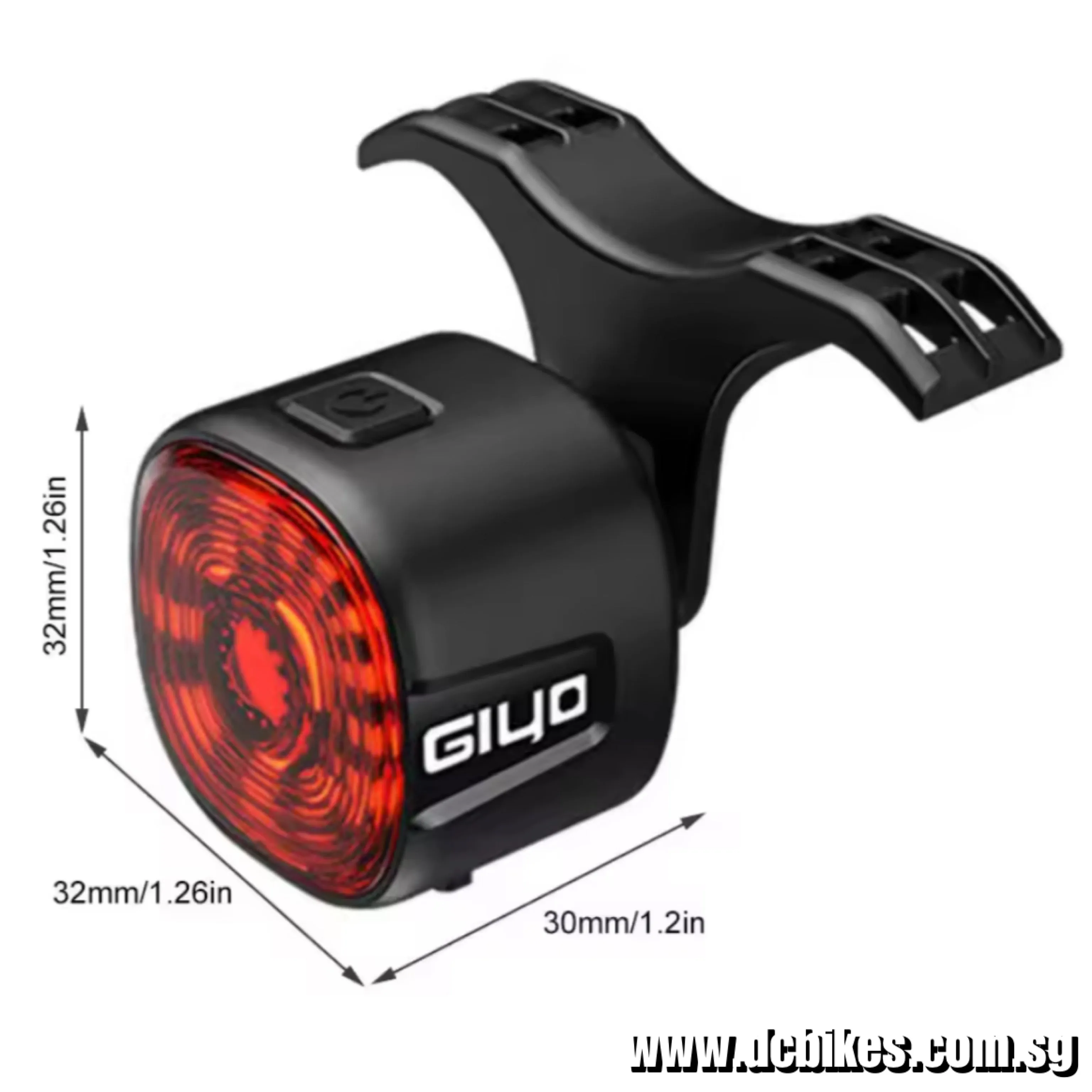 Giyo Cycling Taillights Smart Led MTB Road Bicycle Ip66 Night Safety Tail Lights Lamp Riding Accessories