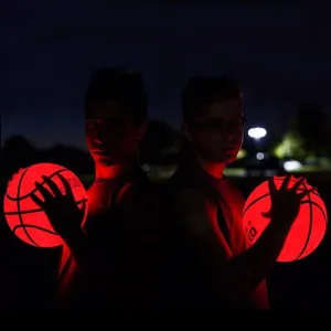 Glow In The Dark High Bright LED Light Up Basketball   Luminous Basketball Net Set