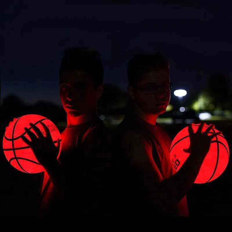 Glow In The Dark High Bright LED Light Up Basketball   Luminous Basketball Net Set