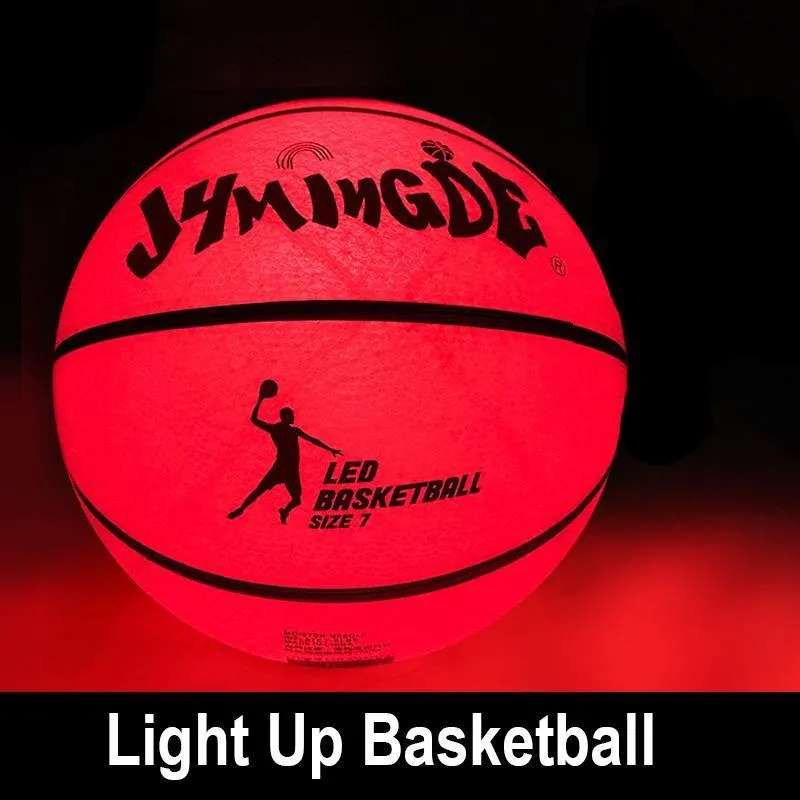 Glow In The Dark High Bright LED Light Up Basketball   Luminous Basketball Net Set