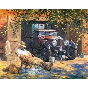 Good Old Car - Canvastly DIY Paint By Numbers