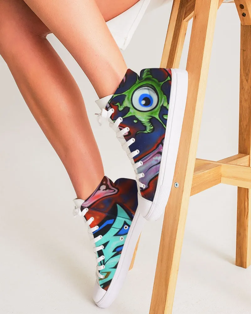 GRAFFITI Women's Hightop Canvas Shoe