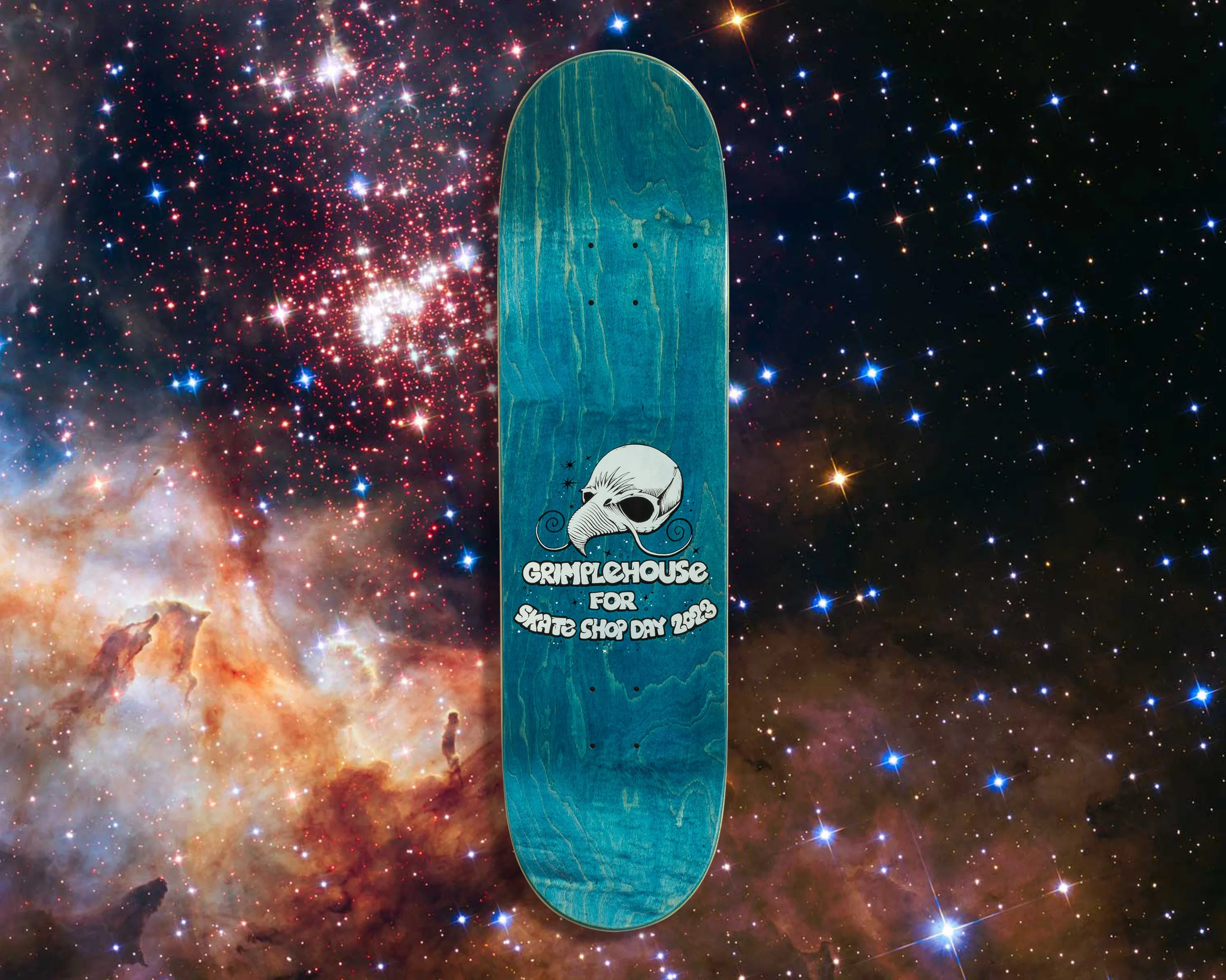 Grimplehouse Hawk Limited Edition Skate Shop Day Deck - 8.5"