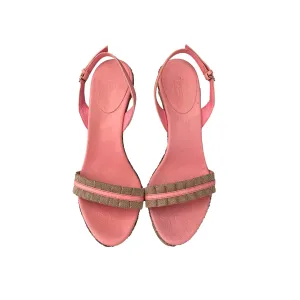 Gucci Pink Monogram Heels