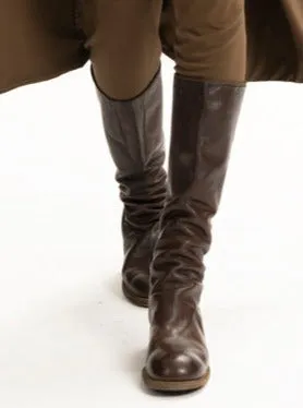 Guidi Knee High Back Zip Boot