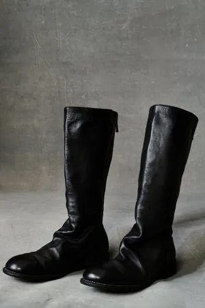 Guidi Knee High Back Zip Boot