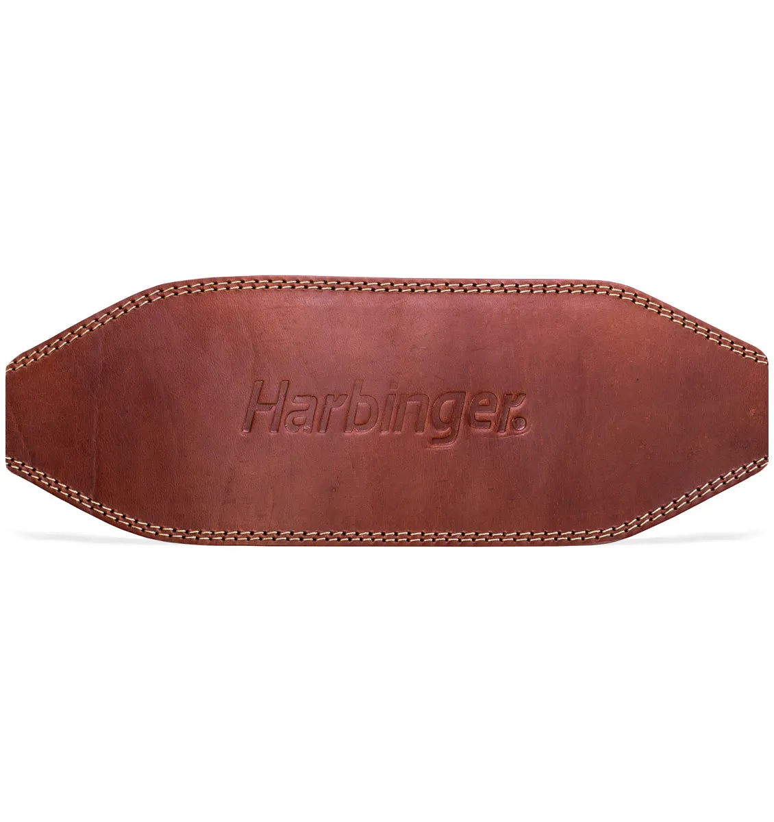 Harbinger 6" Oiled Leather Weight Lifting Belt - Natural
