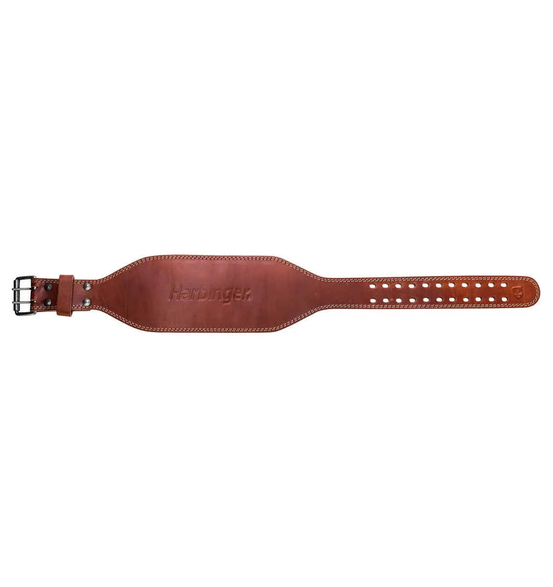 Harbinger 6" Oiled Leather Weight Lifting Belt - Natural
