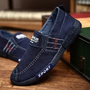 Herren Segeltuch Freizeitschuhe mit weicher Sohle