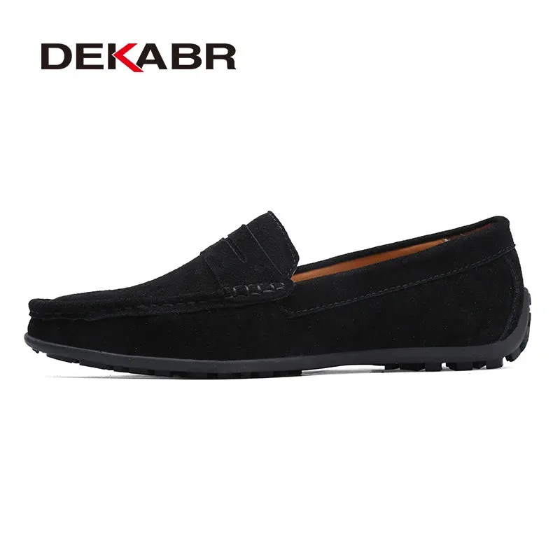 High-Quality Genuine Leather Soft Loafers for Men