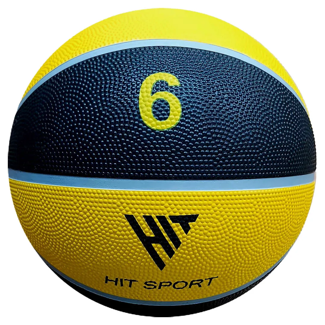 Hit Sport Trainer Yellow Basketball Size 6 | 10 Pack