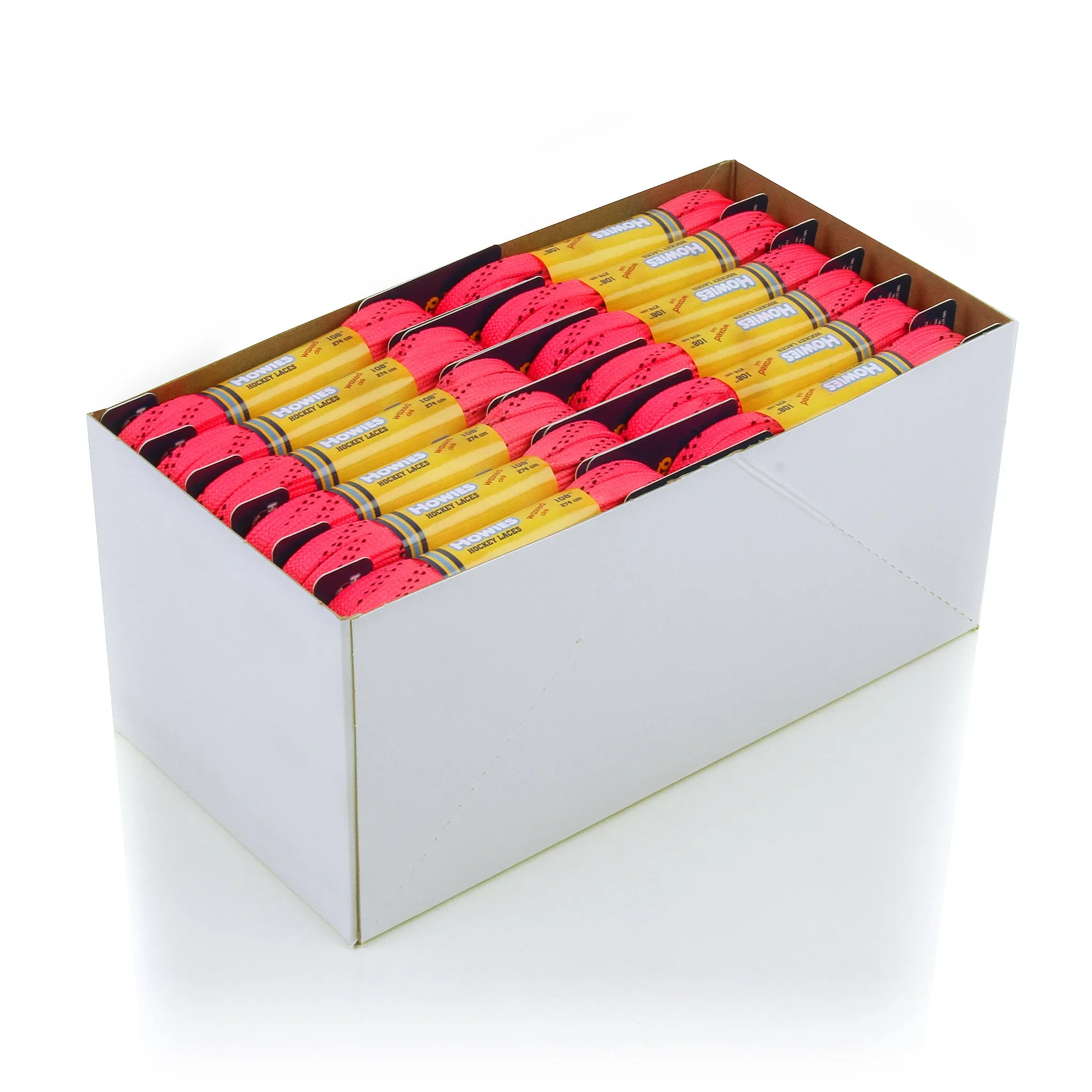 Howies Pink Waxed Hockey Skate Laces