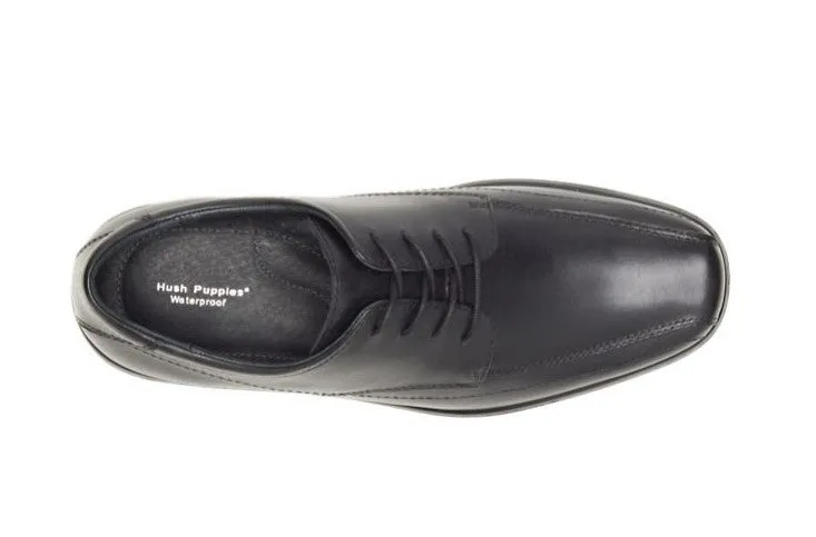 Hush Puppies Men's Black Leather Venture 10864