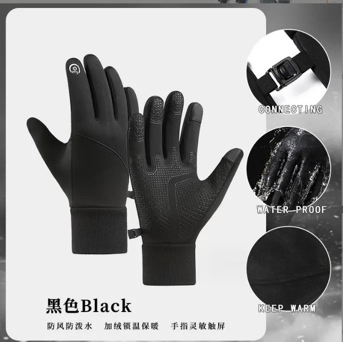 INSTOCK-Touch screen cycling gloves men's