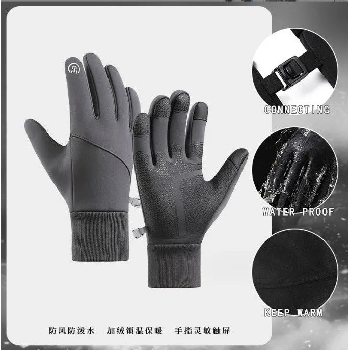 INSTOCK-Touch screen cycling gloves men's