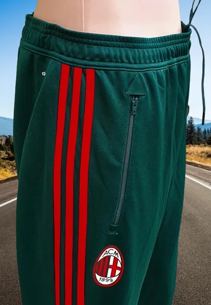 ITALIAN CALCIO AC MILAN 2014-2015 UEFA CHAMPIONS LEAGUE PRESENTATION & TRAINING ADIDAS JOGGING PANTS SIZE LARGE MODEL F83785
