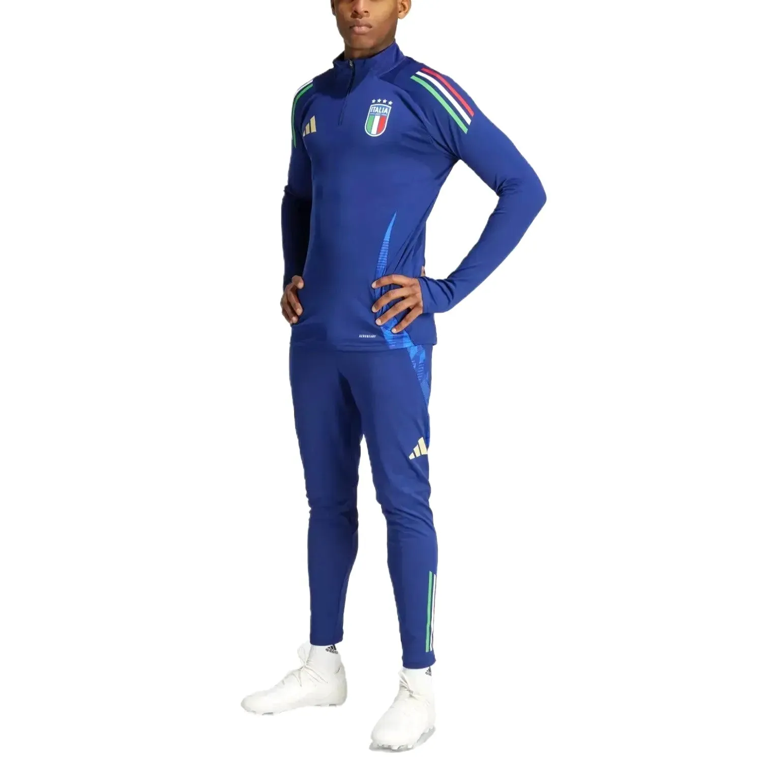 Italy navy training technical Soccer tracksuit 2024/25 - Adidas