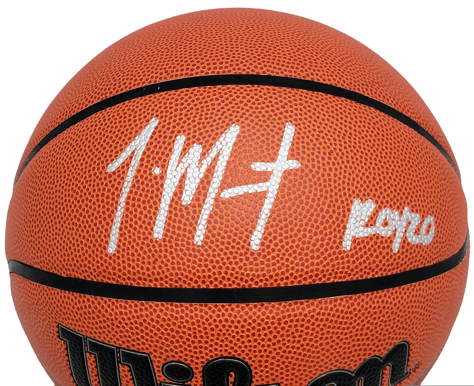 JA MORANT AUTOGRAPHED WILSON BASKETBALL GRIZZLIES ROY 20 JSA 207965