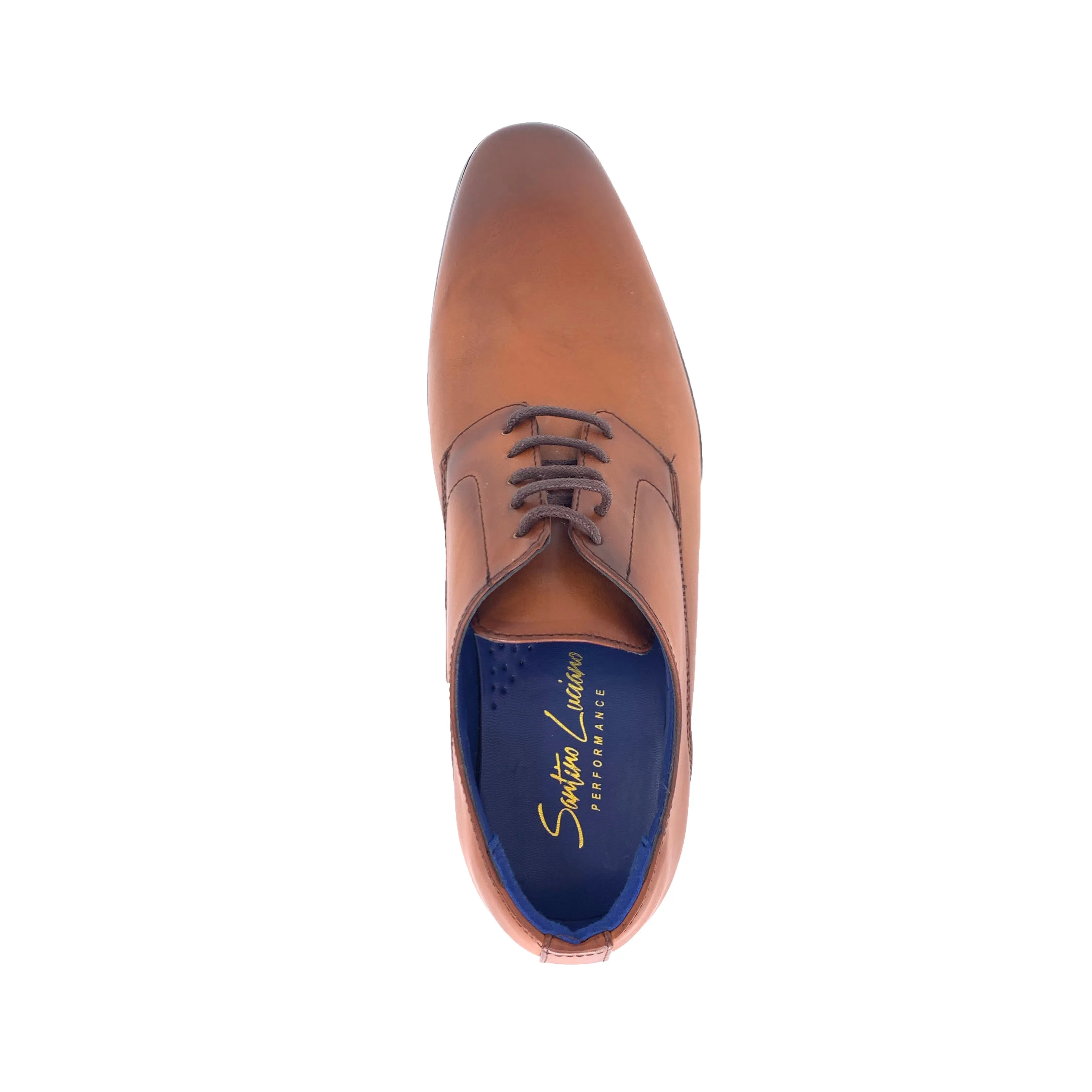 Jacob  Cognac Lace Up Dress Shoes Bonafini Collection