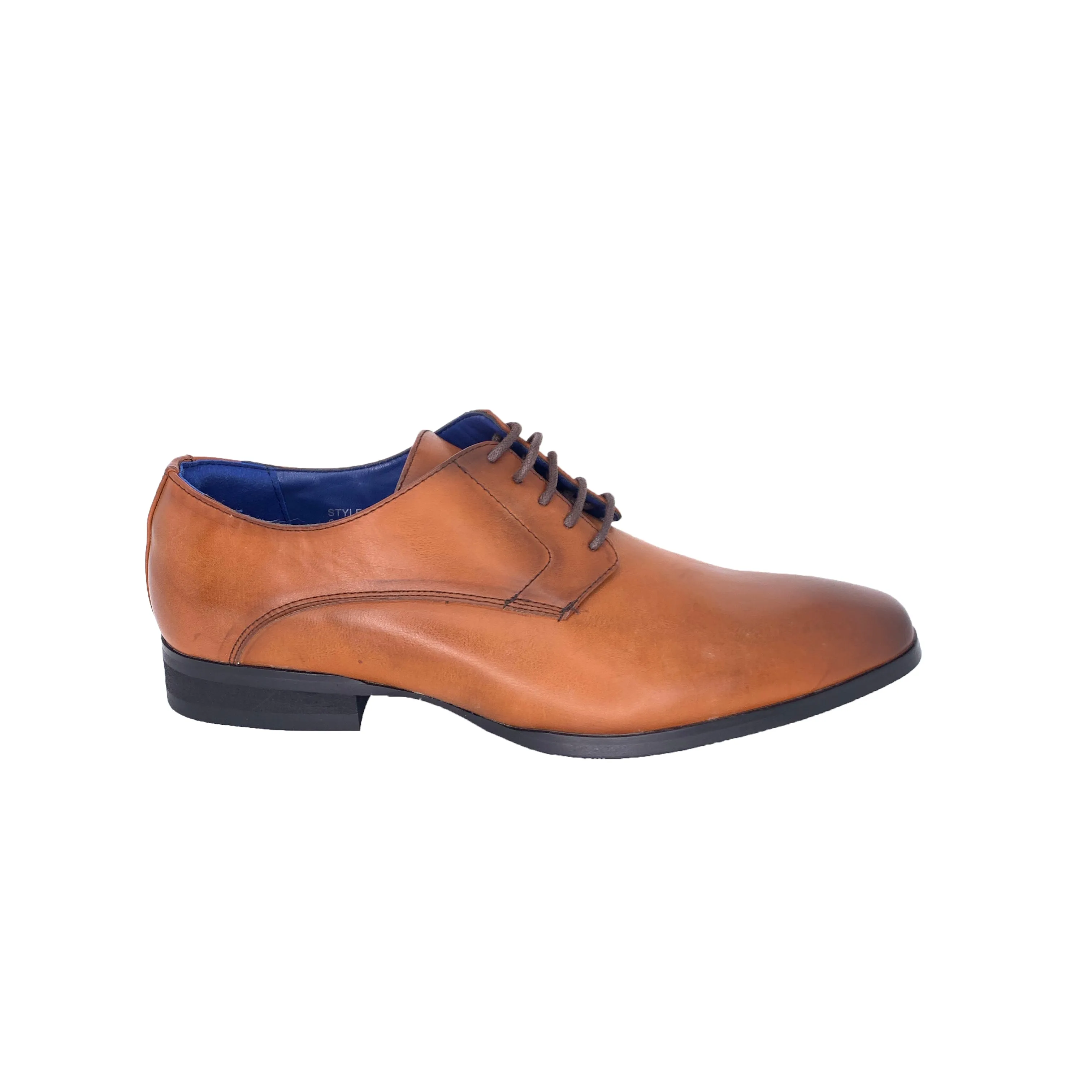 Jacob  Cognac Lace Up Dress Shoes Bonafini Collection