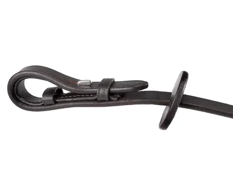 Jeremy and Lord Covered Leather Grip Stop Reins Nappa