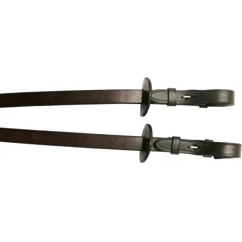 Jeremy and Lord Covered Leather Grip Stop Reins Nappa