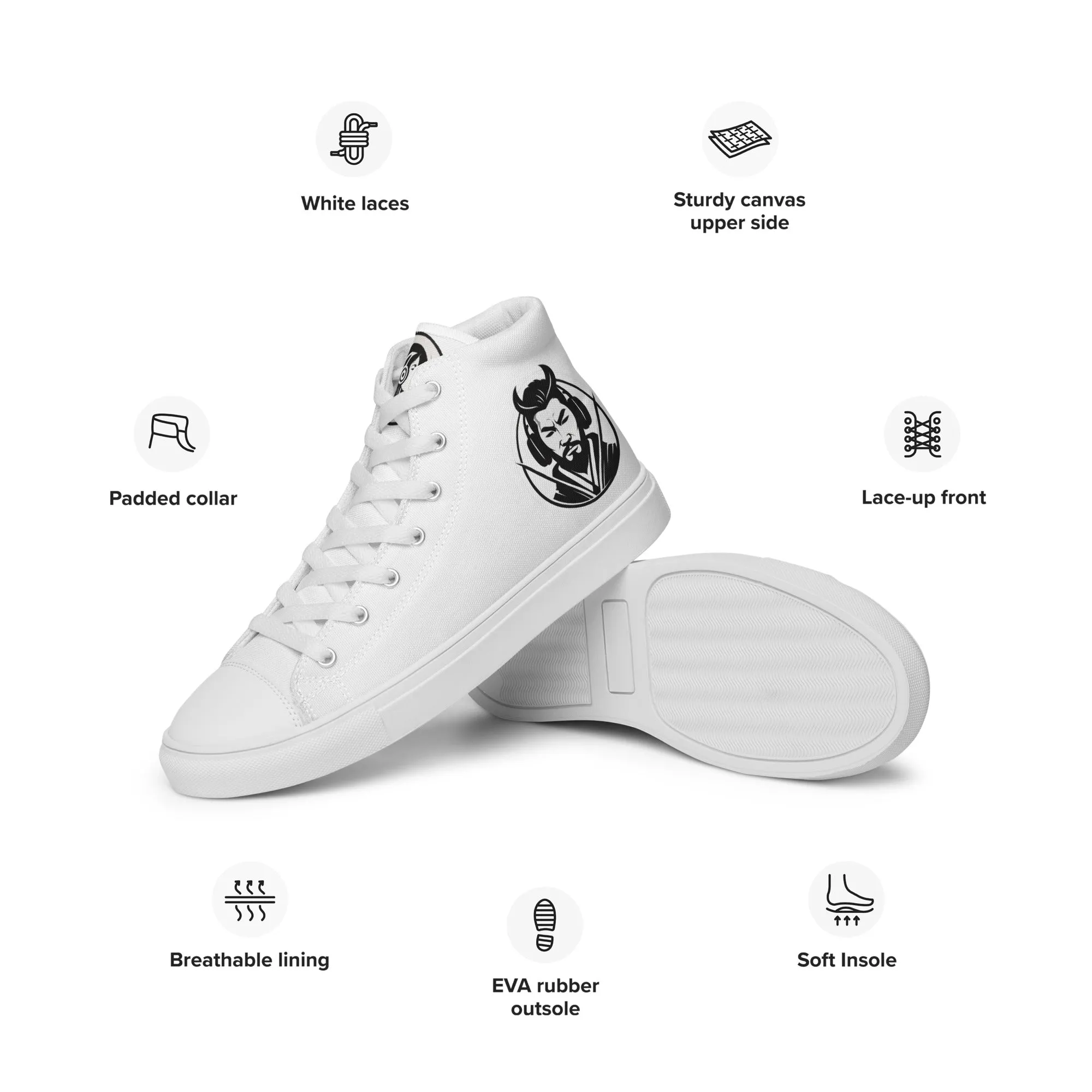Jinsoku (Swift or Rapid)- Men’s High Top Canvas Shoes