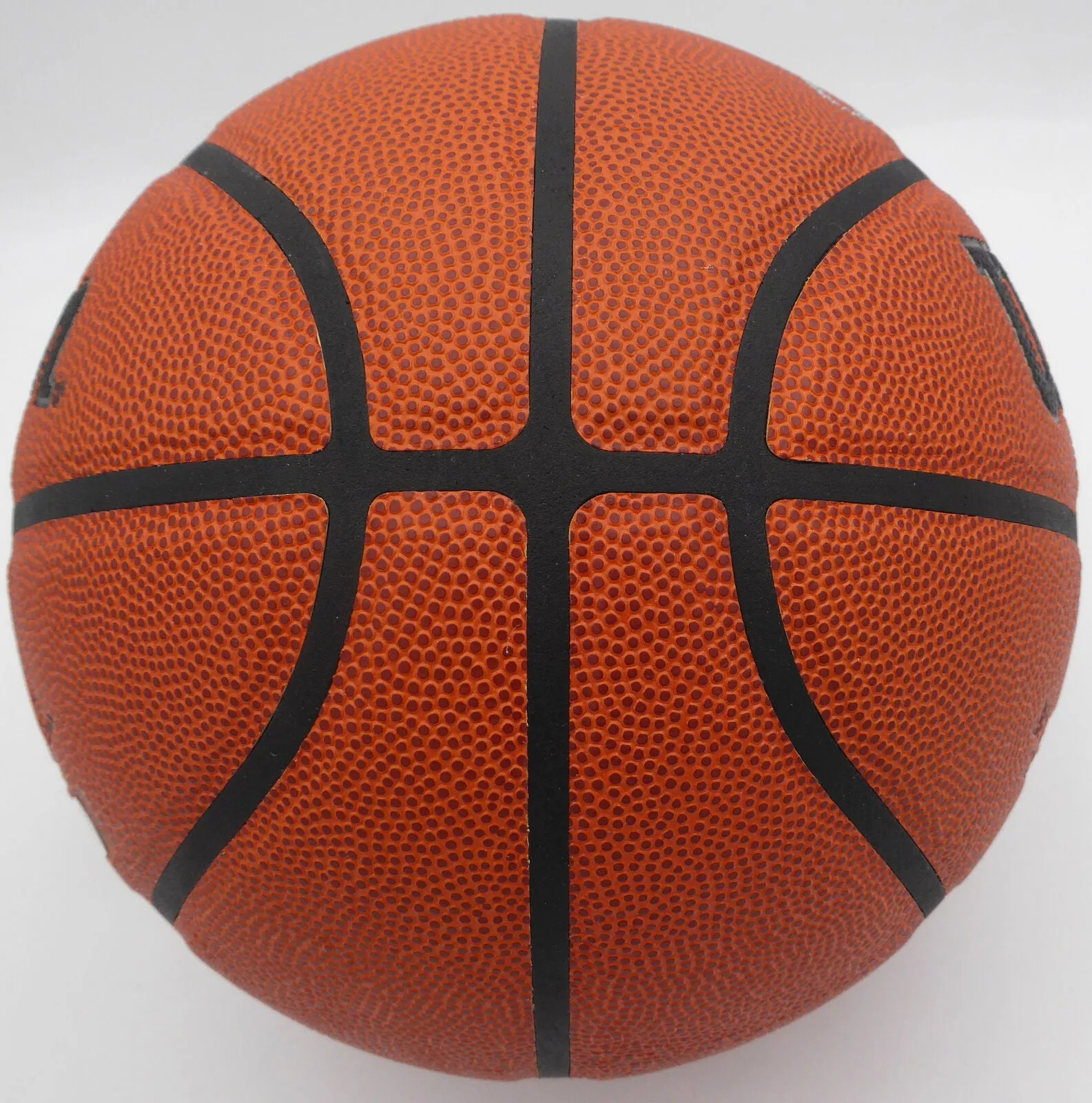 John Stockton Autographed Basketball Utah Jazz (Smudged) Beckett BAS QR #BK82068