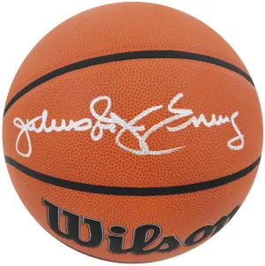 Julius "Dr. J' Erving Signed Wilson Indoor/Outdoor NBA Basketball (SCHWARTZ COA)