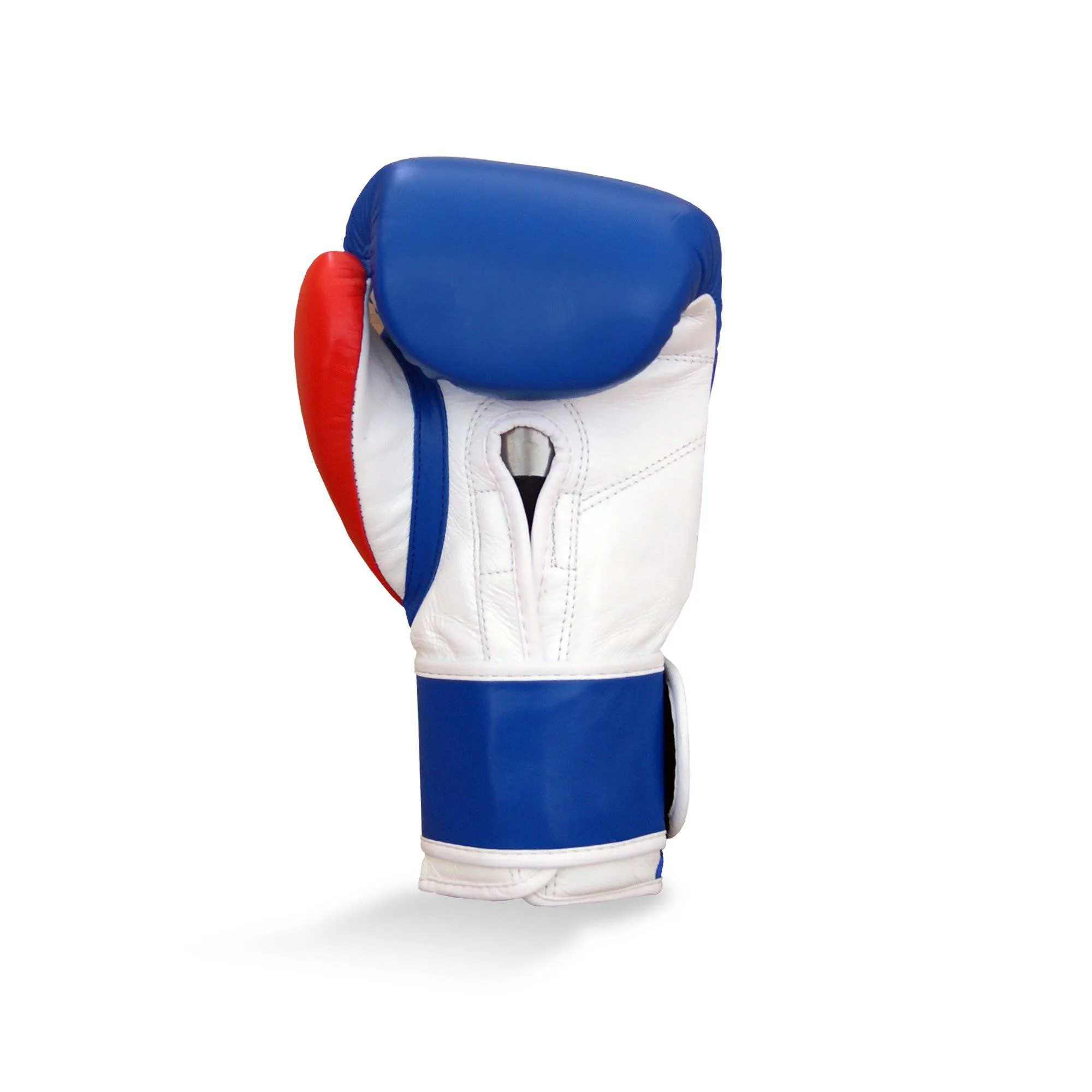 Junior Leather Training Glove 10oz Blue / Red / White