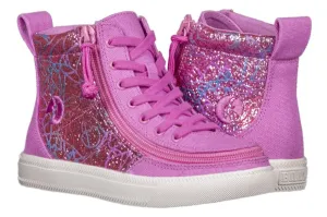 Kids' Pink Printed Billy Classic Lace Highs