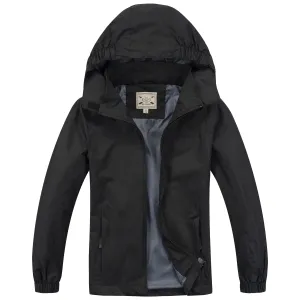 Kids Waterproof Rain Jacket - Pink