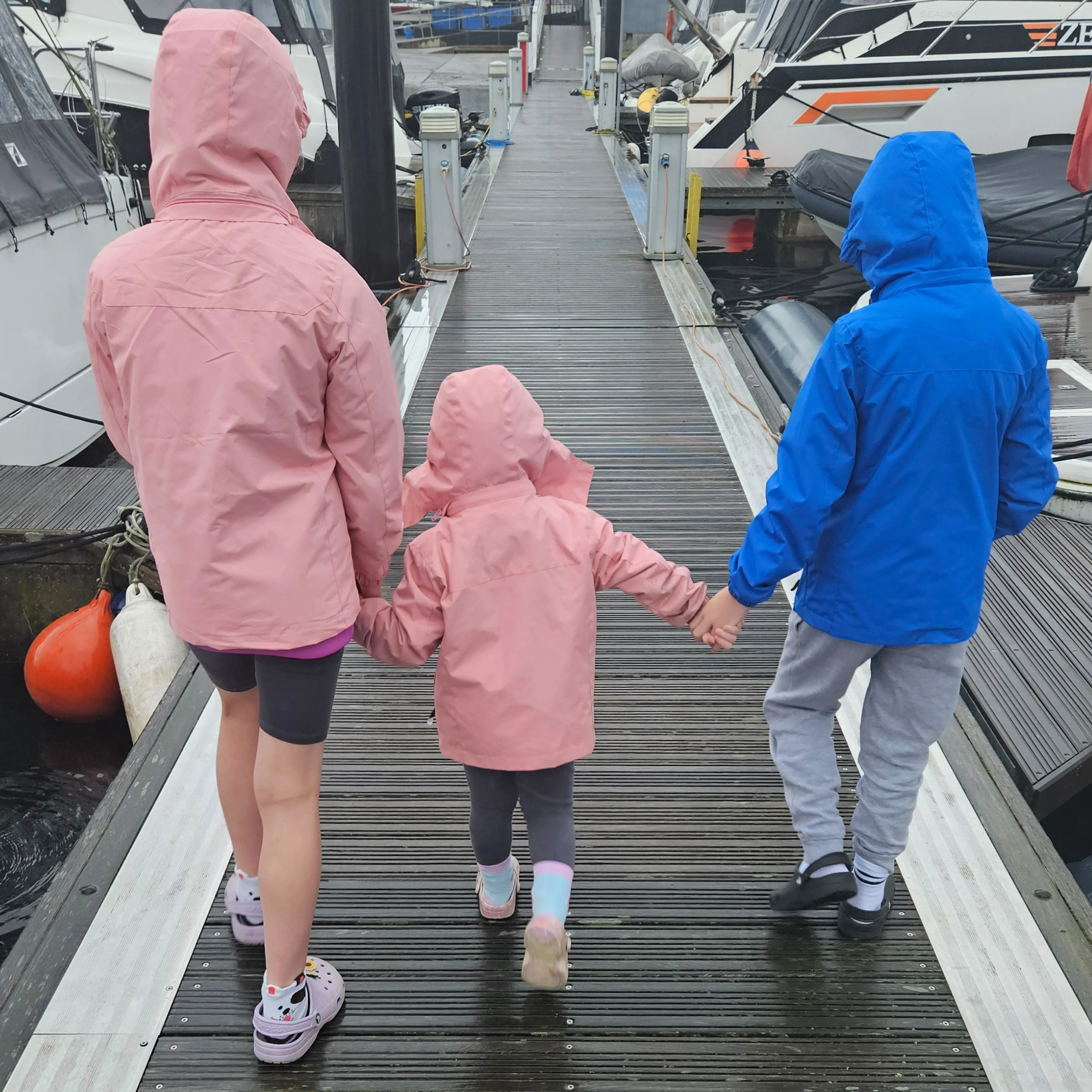 Kids Waterproof Rain Jacket - Pink