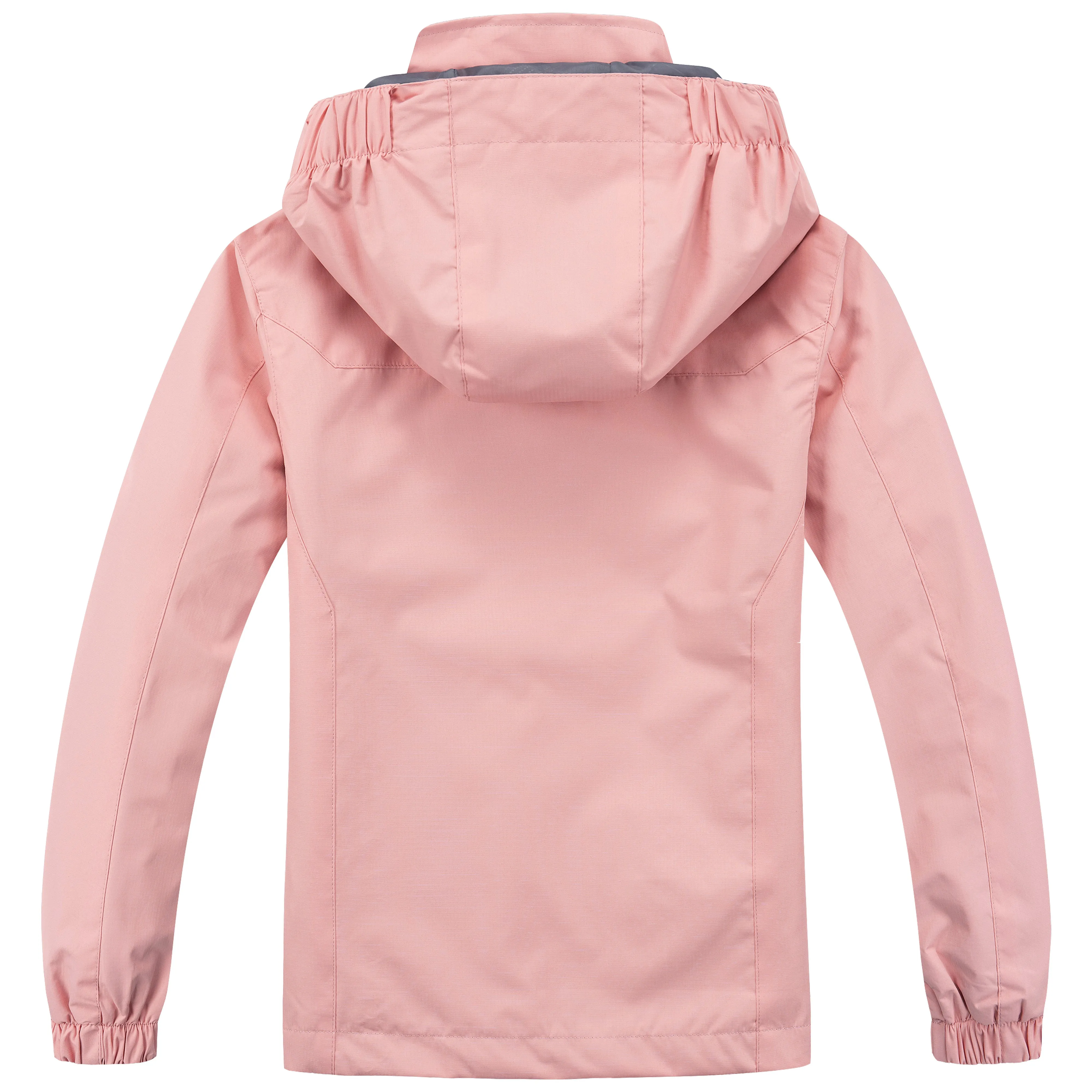Kids Waterproof Rain Jacket - Pink
