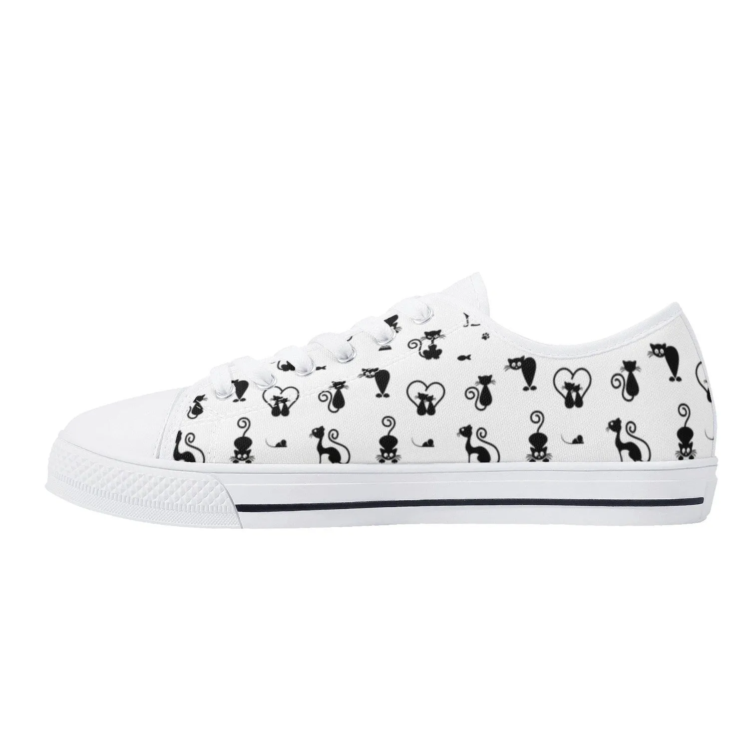Kit Cat Womens Low Top Canvas Shoes