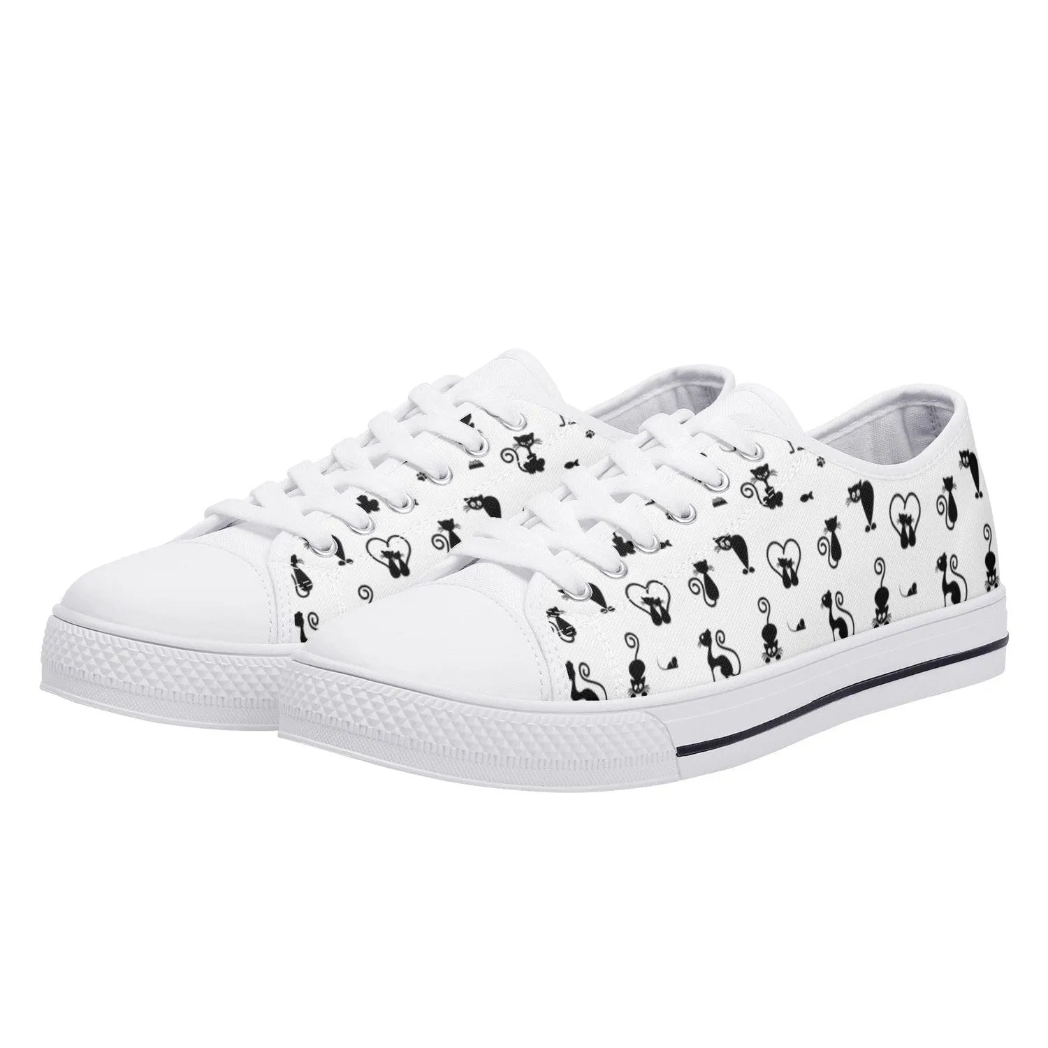 Kit Cat Womens Low Top Canvas Shoes