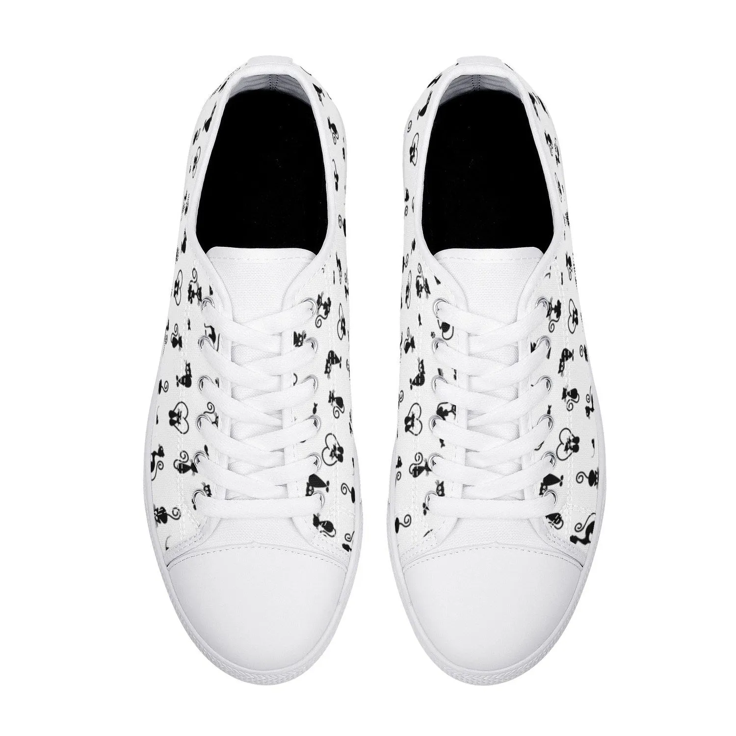 Kit Cat Womens Low Top Canvas Shoes